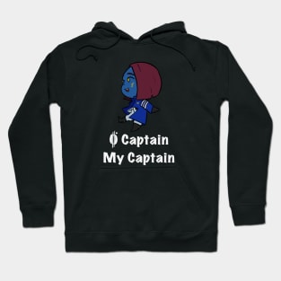 (White Font) O Chibi Captain Hoodie